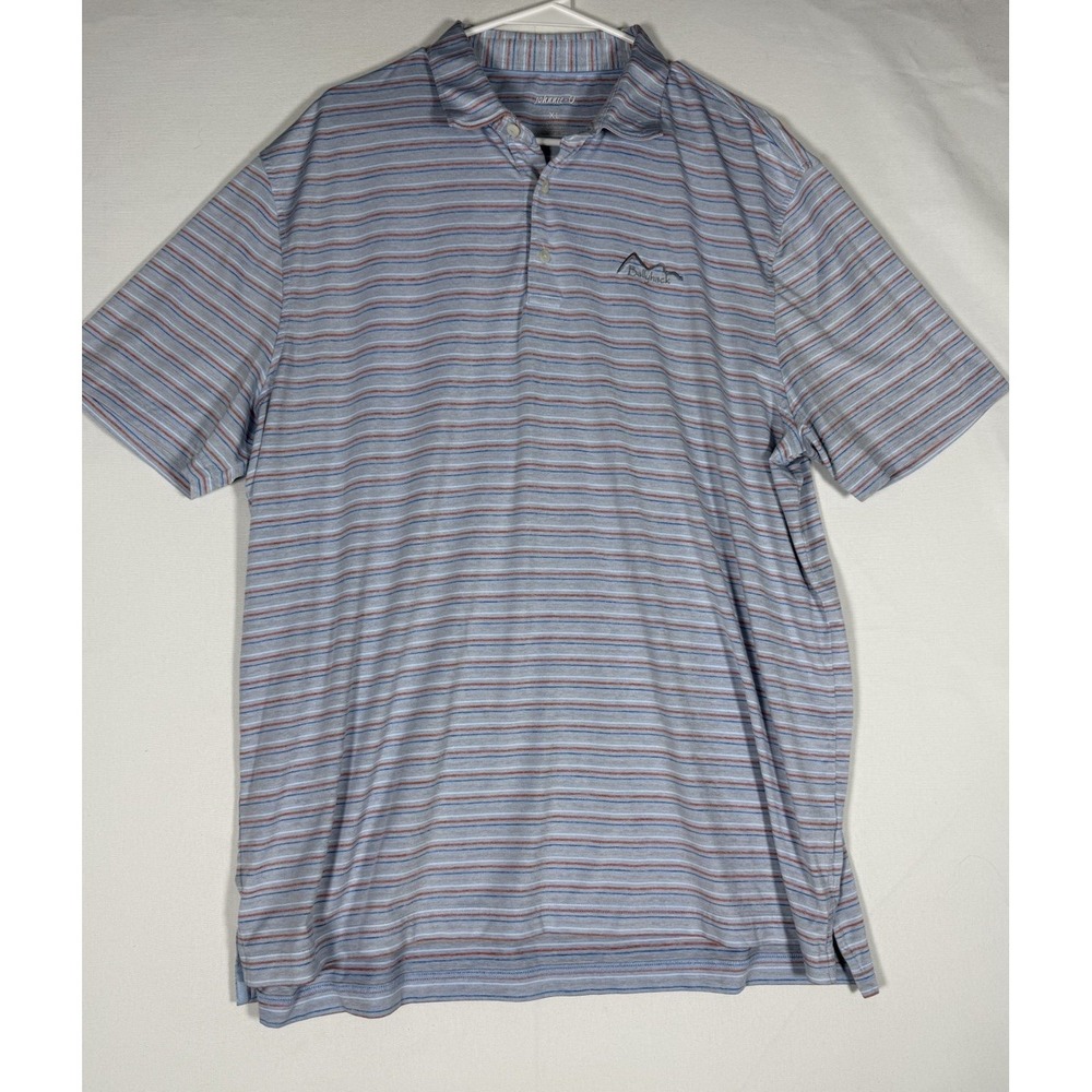 Johnnie-O Polo Shirt Men's XL Dormie Network Ballyhack Golf Stripe Performance